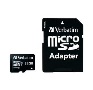 Verbatim Pro MicroSDHC 32Gb Mem Card