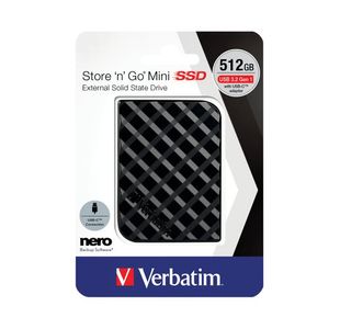 Verbatim SnG Mini USB 3.2 512GB Blk