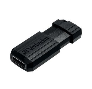 Verbatim Pinstripe Usb Drv 8Gb Blk 49062