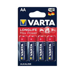 Varta Llife Max Pwr AA Battery Pk4