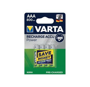 Varta Nimh Battery Aaa Pk 4