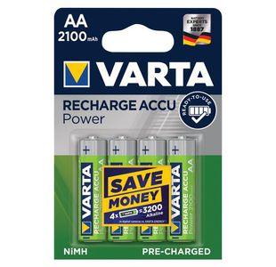 Varta Nimh Battery Aa Pk 4