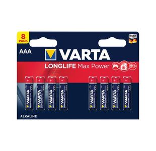 Varta Llife Max Pwr AAA Battery Pk8