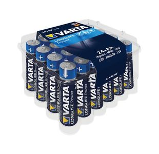 Varta Longlife Pwr AA Battery Pk24