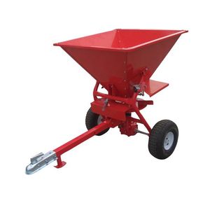 Red 350lb ATV Salt Spreader 160L