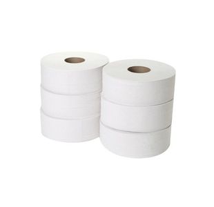 Whitebox 2Ply Jumbo Toilet Roll 300m Pk6