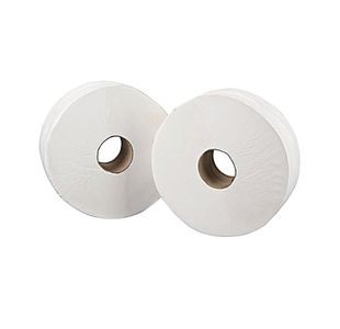 Mini Jumbo Toilet Roll 2Ply 150M Wht P12