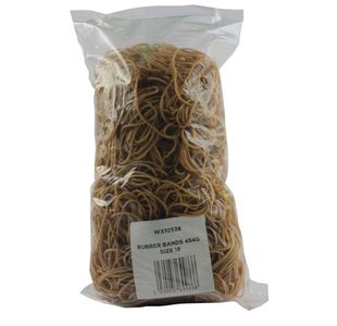 White Box Rubber Bands 454gm Size 18