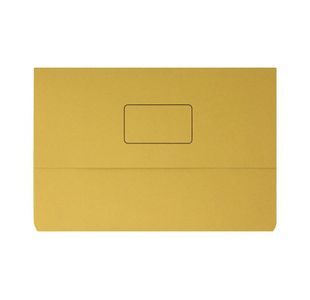 Np Document Wallet Foolscap Yellow