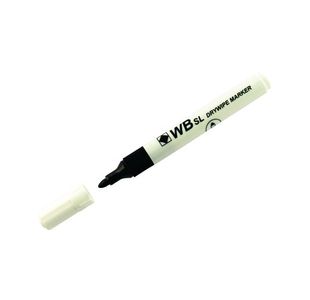 Whitebox Drywipe Marker Bullet Black