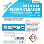 2Work Neutral Floor Cleaner 5 Litre 2W06292