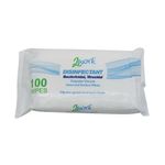 2Work Disinfectant Bactericidal Viricidal Wipes (Pack of 100) 2W07385