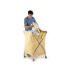 2Work Mobile Folding Laundry Trolley 685x590x1030mm 2W10764