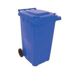 2Work Wheelie Bin 240 Litre Blue 2W10841
