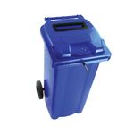 2Work Wheelie Bin Waste Slot Lid 120 Litre Blue 2W10871