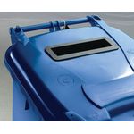 2Work Wheelie Bin Waste Slot Lid 140 Litre Blue 2W10875