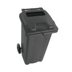 2Work Wheelie Bin Waste Slot Lid 240 Litre Grey 2W10882