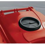 2Work Wheelie Bin 120 Litre with Bottle Bank Aperture and Lock 2W10925