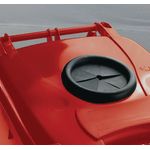 2Work Wheelie Bin 140 Litre with Bottle Bank Aperture and Lock 2W10929