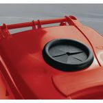 2Work Wheelie Bin 240 Litre with Bottle Bank Aperture and Lock 2W10933