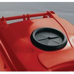 2Work Wheelie Bin 360 Litre with Bottle Bank Aperture and Lock 2W10937