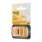 Post-it Index Tabs Sign Here Yellow (50 Pack) 680-9