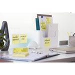 Post-it Super Sticky Z-Notes 76x76mm 90 Sheets Cardboard Packaging Yellow (Pack of 12) R330-12SSCY