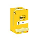Post-it Z-Notes 76x76mm 100 Sheets Cardboard Packaging Canary Yellow (Pack of 12) R330-CY
