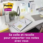 Post-it Super Sticky Note 76x76mm 90 Sheets Cardboard Packaging Canary Ylw (Pack of 12) 654-12SS-CY