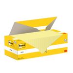 Post-it Notes 76x76mm 100 Sheets Canary Yellow VALUE PACK 12 + 12 FREE (Pack of 24) 654Y12+654Y12