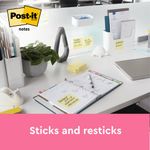 Post-it Notes 38x51mm 100 Sheets Canary Yellow (Pack of 12) 653-E