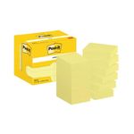 Post-it Notes 38x51mm 100 Sheets Canary Yellow (Pack of 12) 653-E