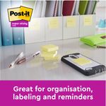Post-it Super Sticky 76x76mm 90 Sheets Canary Yellow Value Pack 8+4 FOC (Pack of 12) 654-SSCY-P8+4