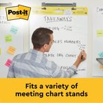 Post-it Super Sticky Meeting Chart Bundle 559P 2 Meeting Charts + 4 Note Pads (Pack of 6) 559X
