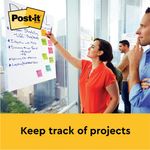 Post-it Super Sticky Meeting Chart Bundle 559P 2 Meeting Charts + 4 Note Pads (Pack of 6) 559X