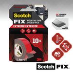 Scotch-Fix Double-Sided Extreme Exterior Mounting Tape 19mmx3m 7100272860