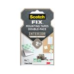 Scotch-Fix Double-Sided Interior Mounting Squares 25x25mm (Pack of 16) 7100263584