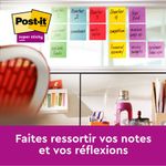Post-It Super Sticky 101x152mm Ultra Pack of 6 4690-SSUC-P4+2