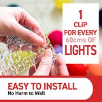 Command Clear 60 Decorating Clips + 68 Clear Strips Transparent 7100378547