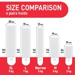 Command Picture Hanging Strips 4 Pairs Large White (Pack of 8) 7100336547