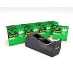 Scotch Magic Tape 810 19mmx33m (Pack of 12) with Free Dispenser SM12