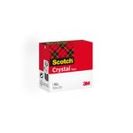 Scotch Crystal Tape Multipurpose 19mmx33m Clear Glossy 600