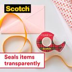 Scotch Crystal Tape Multipurpose 19mmx33m Clear Glossy 600
