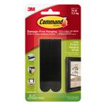 Command Large Picture Hanging Strips Black (Pack of 4) 17206BLK