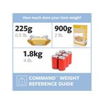 3M Command Mini Clear Hooks with Clear Strips 17006CLR