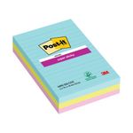 Post-it Notes Super Sticky 101x152mm Cosmic (Pack of 3) 4690-SS3-MIA