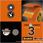 Scotch High Visibility Duct Tape Orange 25m x 48mm 7100205301