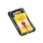 Post-it Index Tabs Sign Here Yellow 25mm 50 Flags + Dispenser 680-31