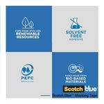 ScotchBlue Multi-Surface Masking Tape 24mm x 41m (Pack of 3) 7100289932