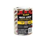 Scotch Box Lock Packing Tape 3in Core (Pack of 3) 3950-LR3-DC